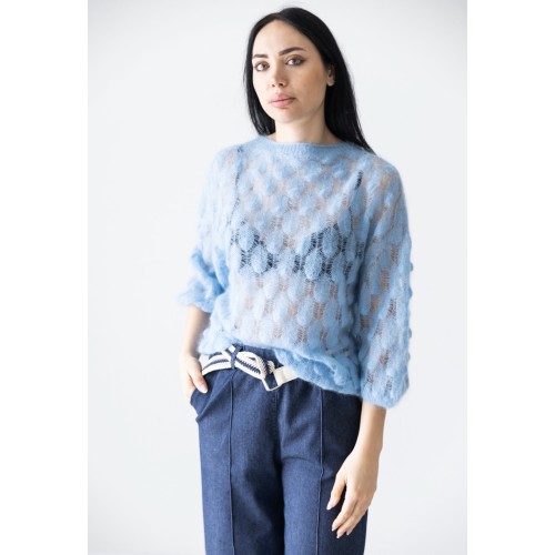 Maglia mohere celeste