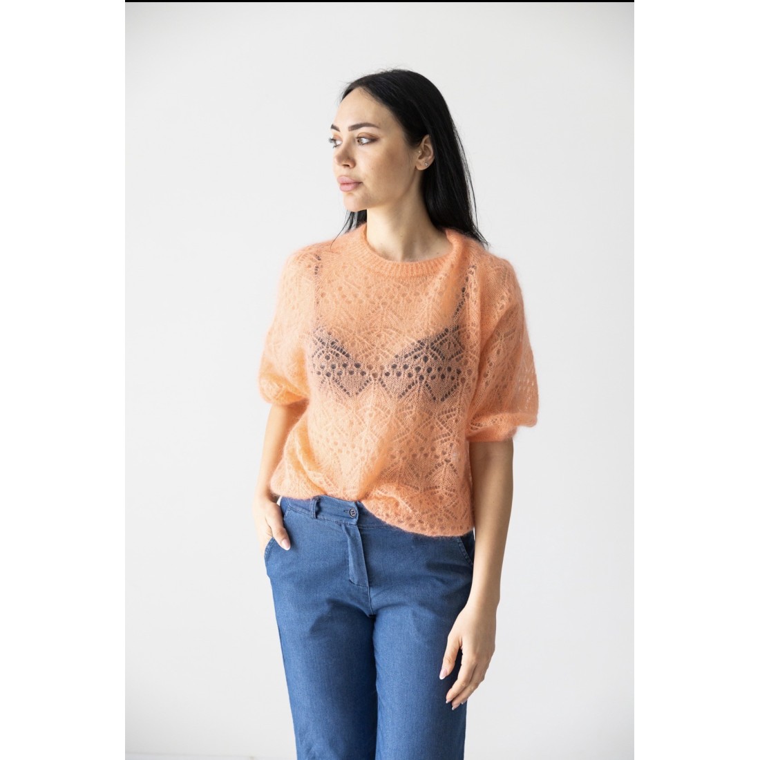 Maglia mohere arancio