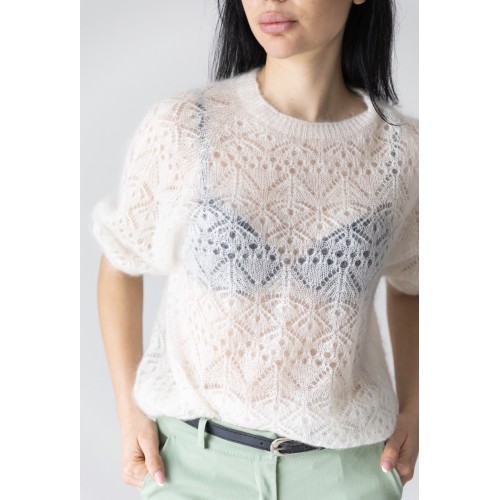 Maglia mohere bianca