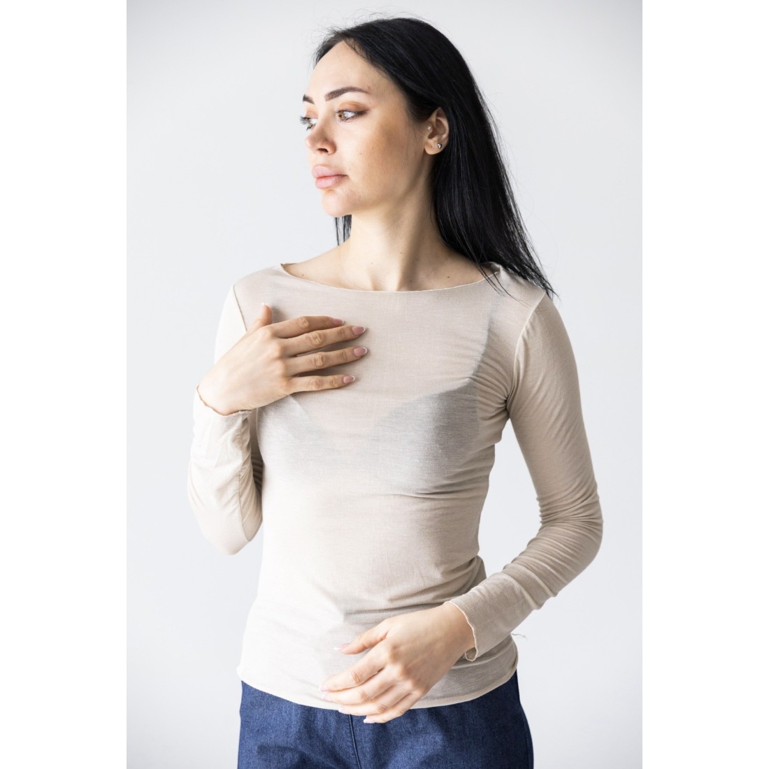 Maglia in cashmere blend