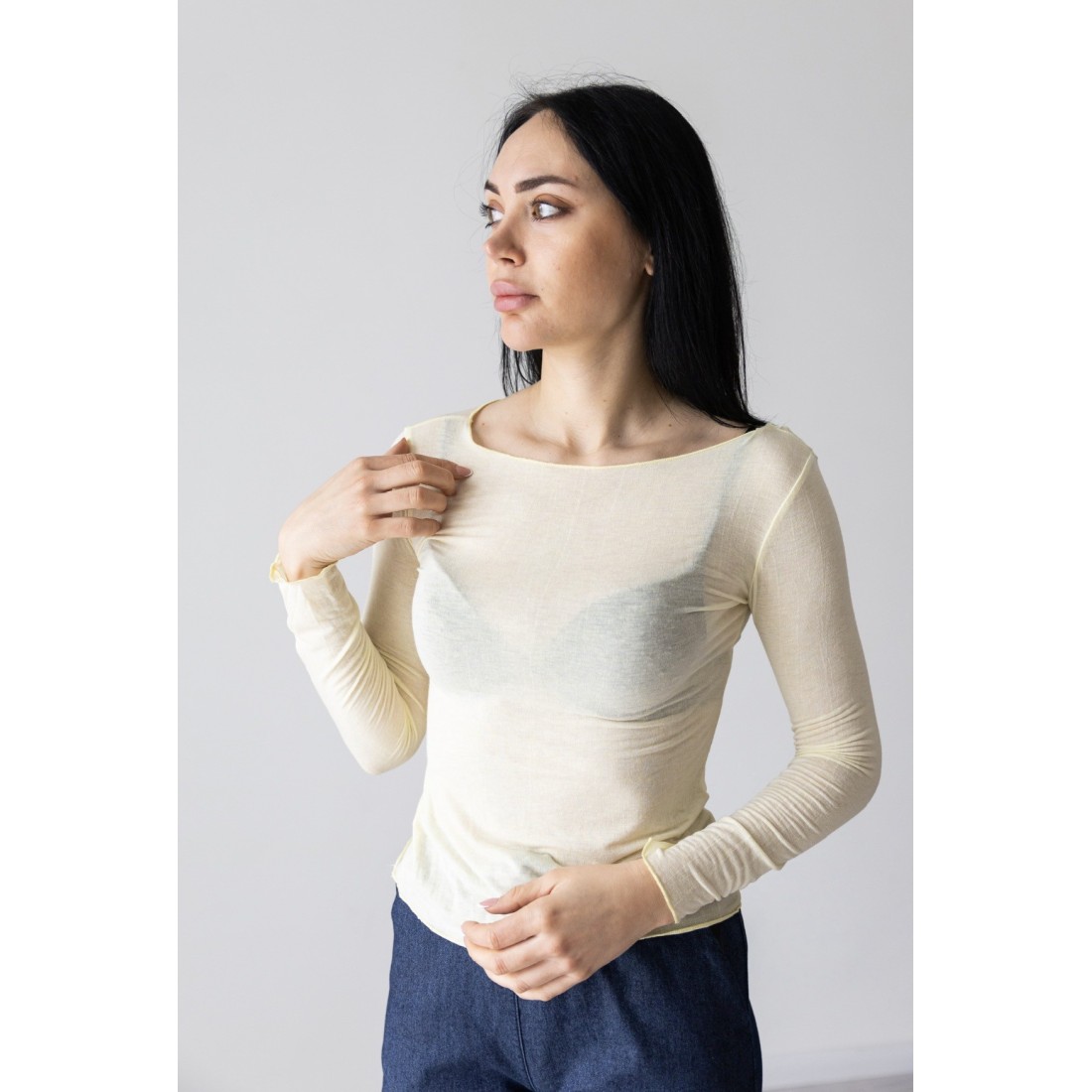 Maglia in cashmere blend